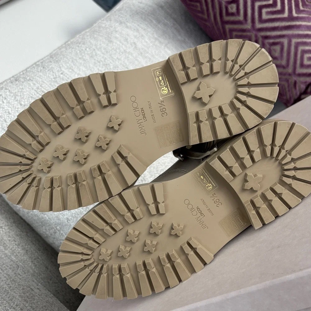 NWT - Jimmy Choo Boots - Light Sand - Picture 11 of 14